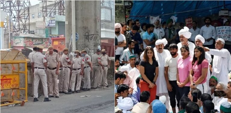 पहलवानों के समर्थन में दिल्ली कूच करेंगी खाप पंचायतें, बॉर्डर पर बढ़ाई गई सुरक्षा