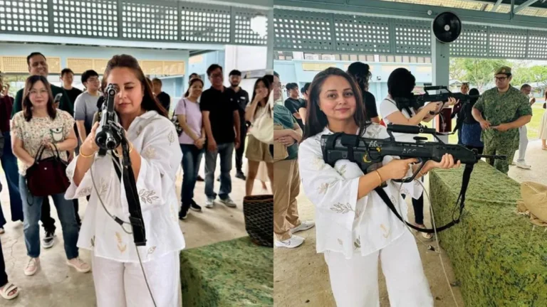 अलग अंदाज में लालू यादव की बेटी रोहिणी आचार्य, बंदूक से निशाना लगाते हुए दिखीं, कहा- “नजर भी दुरुस्त है और निशाना भी”