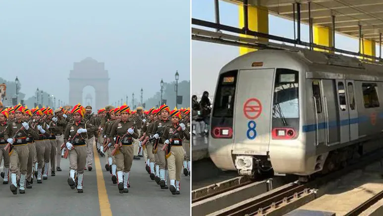 दिल्‍ली मेट्रो रिपब्लिक डे सर्विस: सुबह 3 बजे से चलने लगेंगी ट्रेनें, पास है टिकट तो कैसे पहुंचेंगे इंडिया गेट?