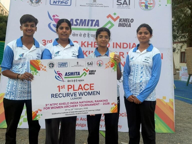 तीरंदाज निकिता सिंह ने रैंकिंग राउंड में 314–315 का स्कोर कर हासिल किया पहला स्थान 